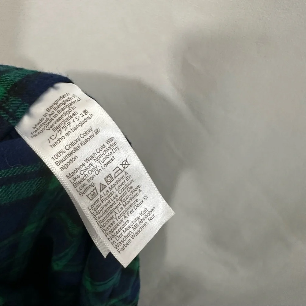 NWT J. Crew Men’s Plaid Flannel Pull On Pajama Lounge Pants in Tarten Plaid - Picture 12 of 13